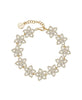 Rosato Bracciale Morbido Fiori Dorato