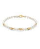 Bracciale Miluna Pepite di Perle con Elementi Diamantati