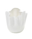 Venini Fazzoletto Small Bianco Snow