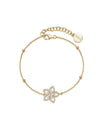 Rosato Bracciale Morbido Fiore Dorato