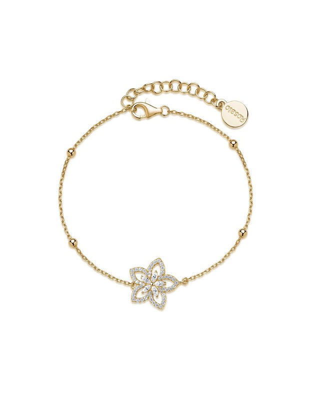 Rosato Bracciale Morbido Fiore Dorato