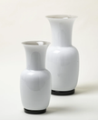 Venini Vaso Opalino Bianco Snow Medium