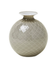 Venini Vaso Monofiore Balloton Small Snow, Cristallo