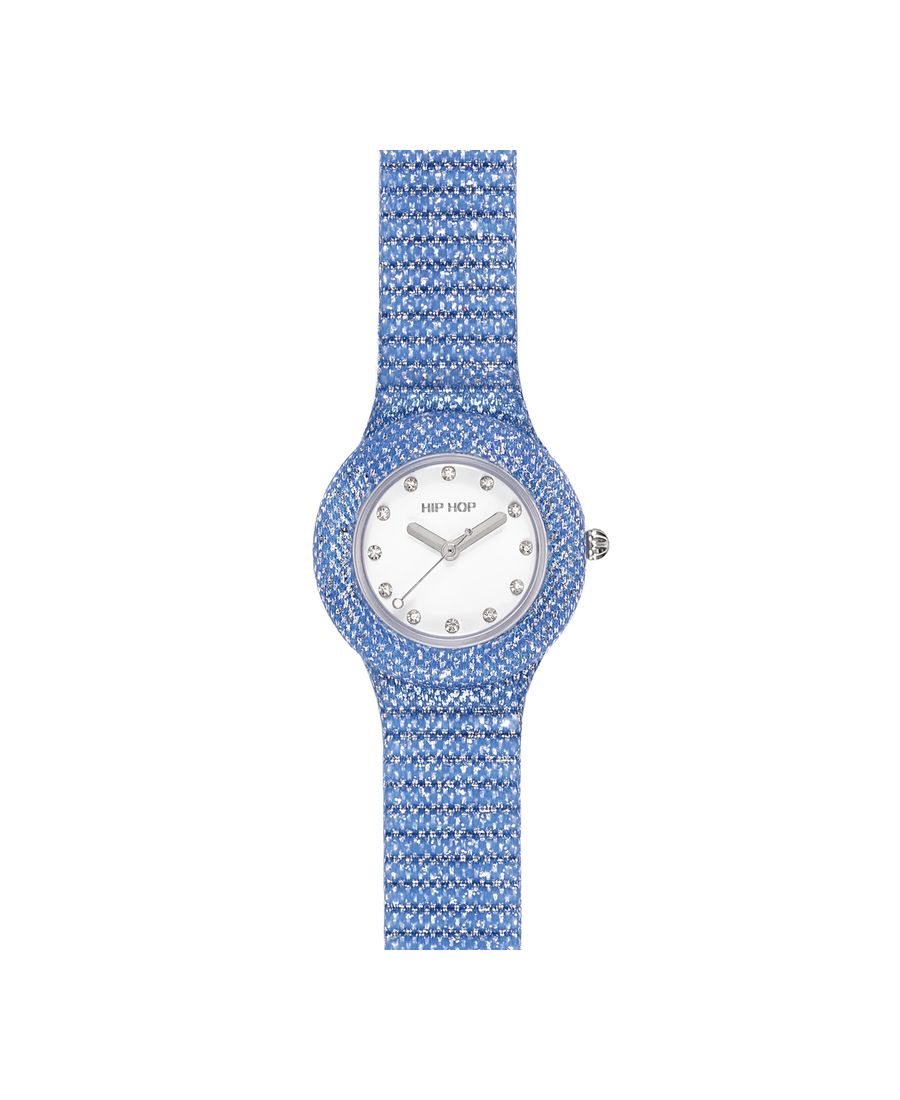 Hip Hop Orologio Shimmer Crush Blu