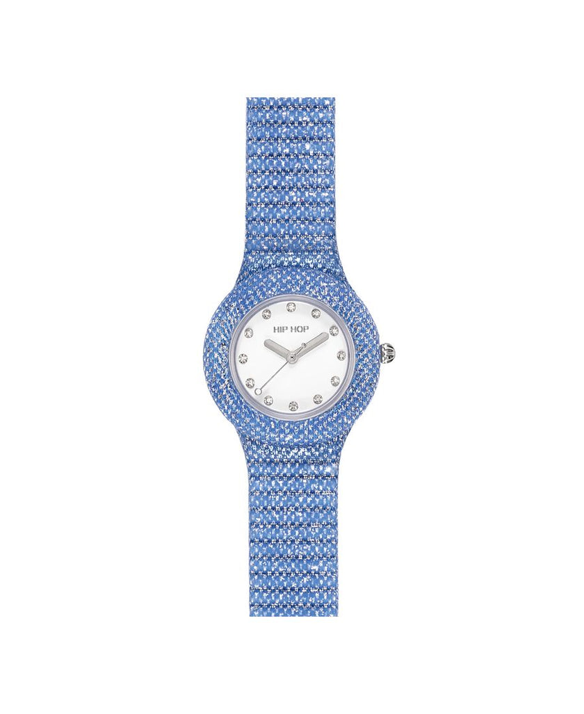 Hip Hop Orologio Shimmer Crush Blu