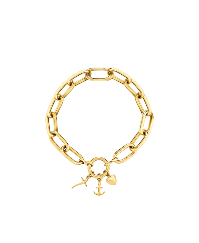 Breil Bracciale Donna Love Ties Dorato