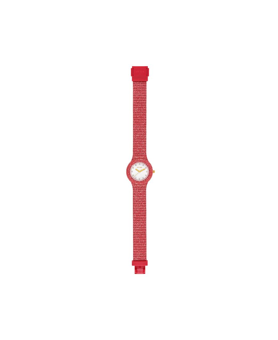 Hip Hop Orologio Shimmer Crush Rosso