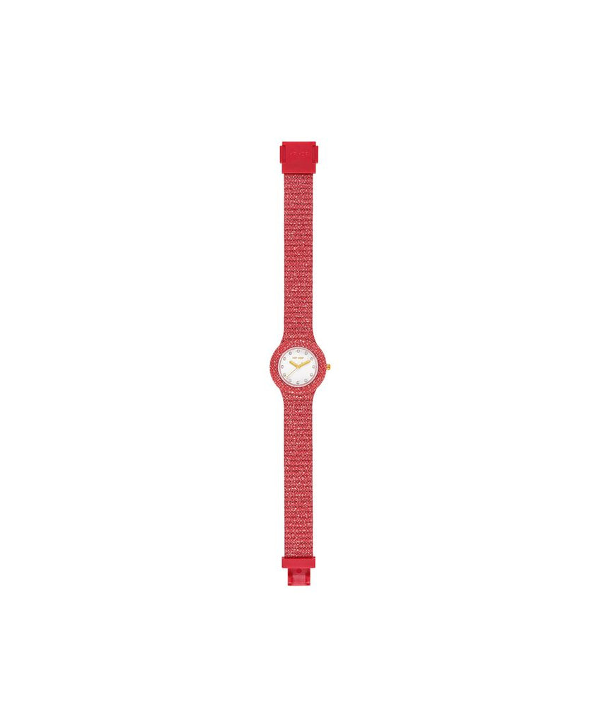 Hip Hop Orologio Shimmer Crush Rosso