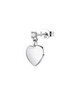 Rosato Orecchini Lobo Cuore Allegra Bianco