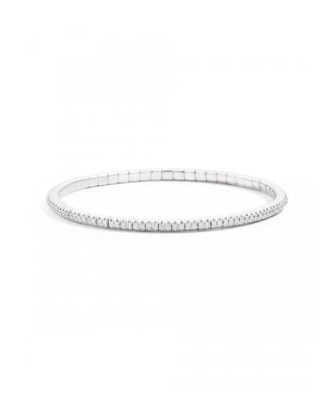 Recarlo Bracciale Tennis Elastico con Diamanti