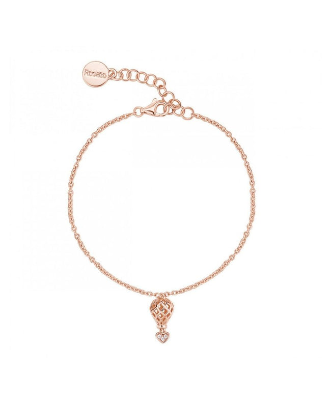 Rosato Bracciale Argento Rosè con Mongolfiera