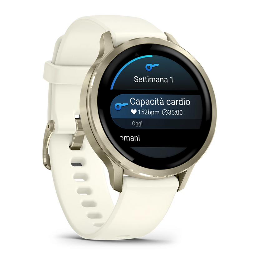 Garmin Venu® 4 - 41 mm, Oro & Panna