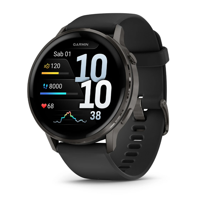 Garmin Venu® 4 - 45 mm, Slate & Black