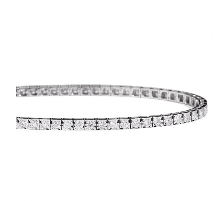 Recarlo Bracciale Tennis Face Cube