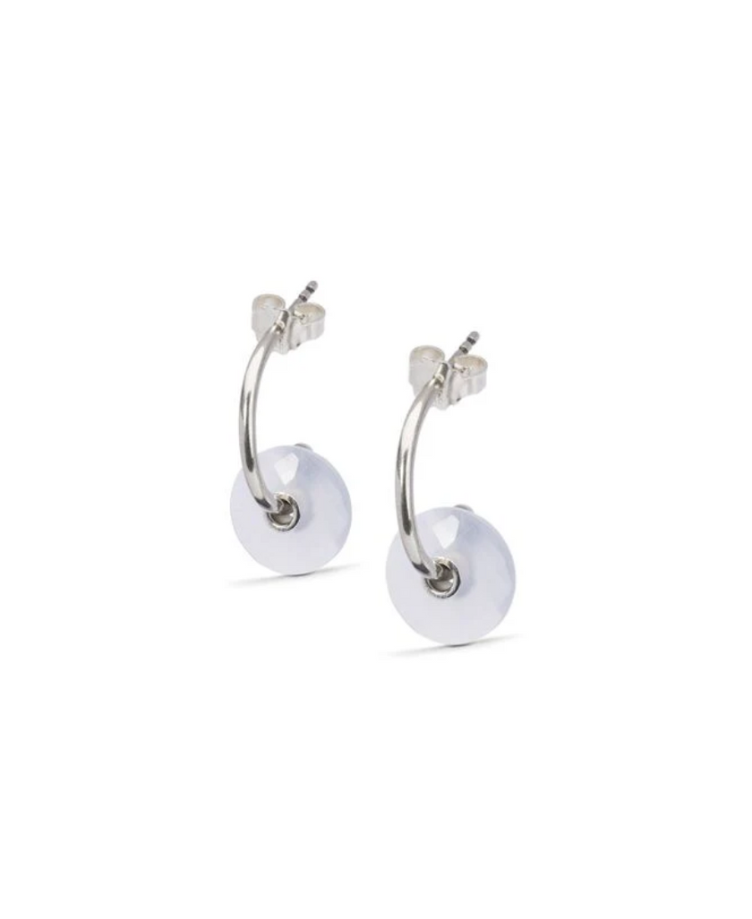 Trollbeads Orecchini Componibili a Cerchio con Giravolta