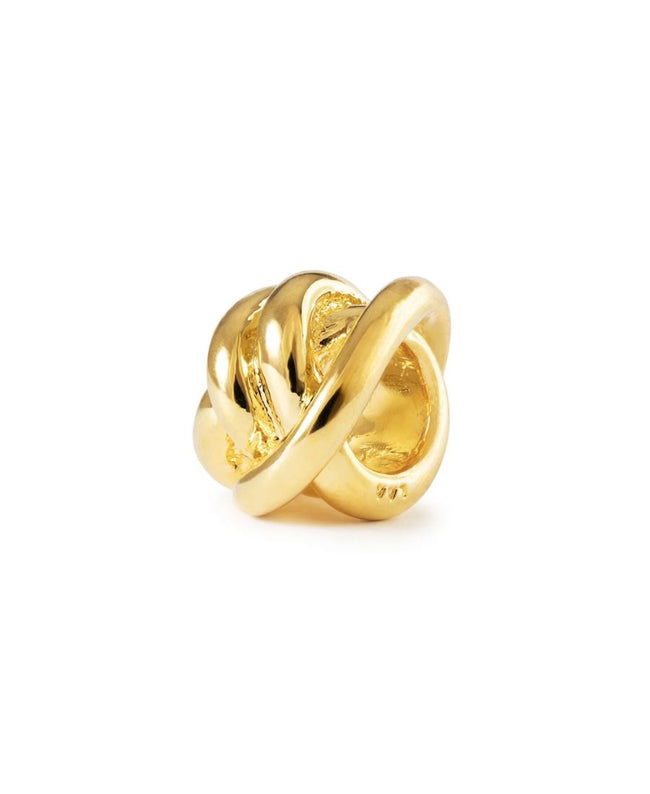 Trollbeads Nodo della Fortuna Placcato Oro