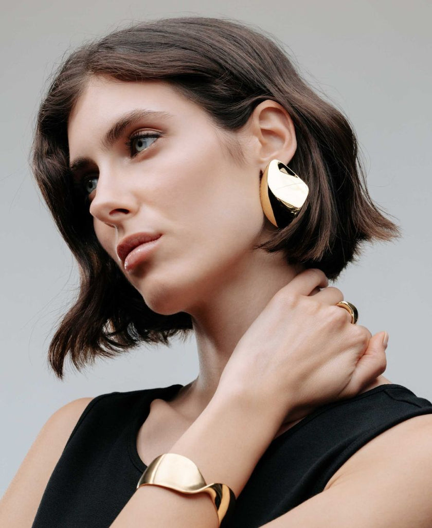 Breil Orecchini Retwist Gold
