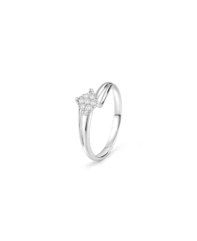 Bliss Anello Solitario Caresse