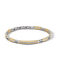 Comete Gioielli Bracciale Acciaio Bicolor