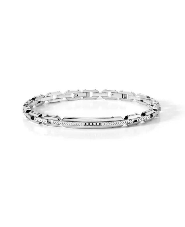 Comete Gioielli Bracciale Uomo Acciaio