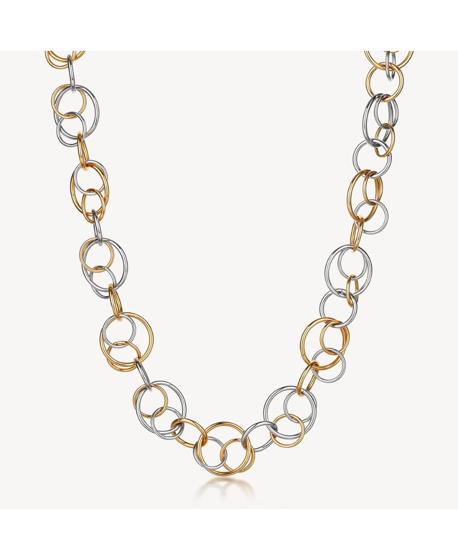 Brosway Collana Aura Acciaio Bicolor