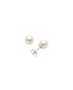 Miluna Orecchini Oro Bianco e Perle Akoya 6-6,5mm