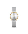 Bering Orologio Donna Solo Tempo Slim Bicolor