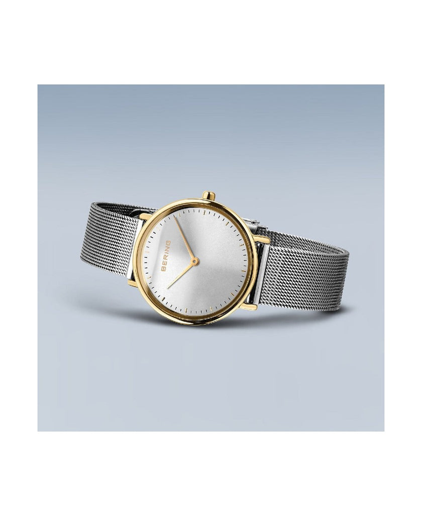 Bering Orologio Donna Solo Tempo Slim Bicolor