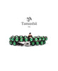 Bracciale Tamashii Doppio Giro Agata Verde