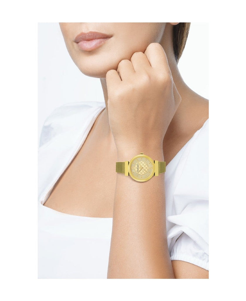 Ops Objects Orologio Donna in Acciaio Dorato