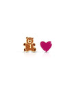 LeBebé Orecchini Toys con Orsetto e Cuore