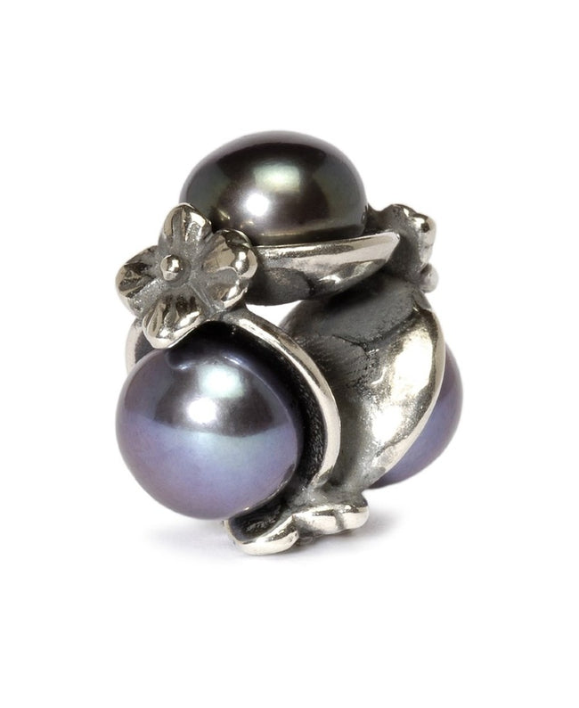 Trollbeads Beads Tripla Perla Nera