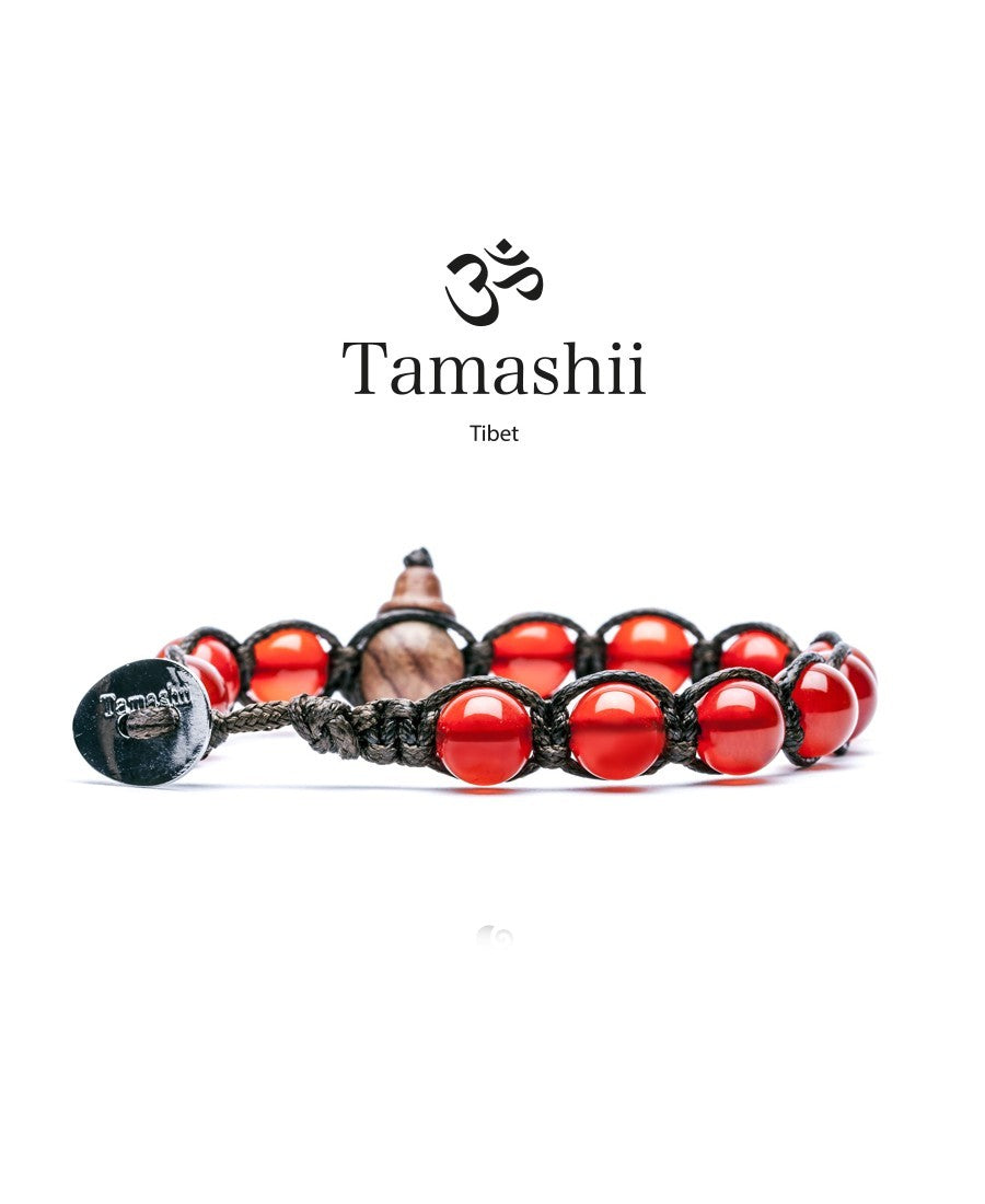 Tamashii Bracciale Agata Rosso Passione (4801995702352)