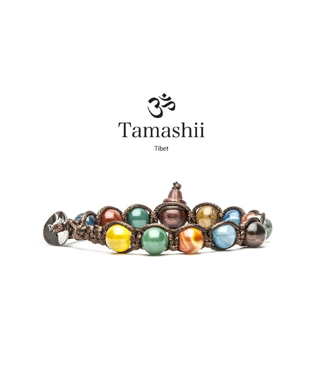 Tamashii Bracciale Agata Striata Mix Colori (4802030370896)