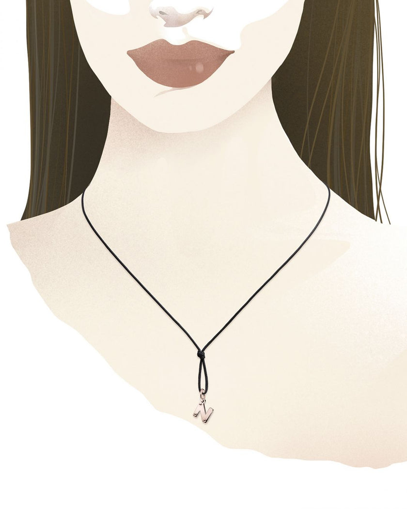 LeBebé Charm Lock your love Lettera N
